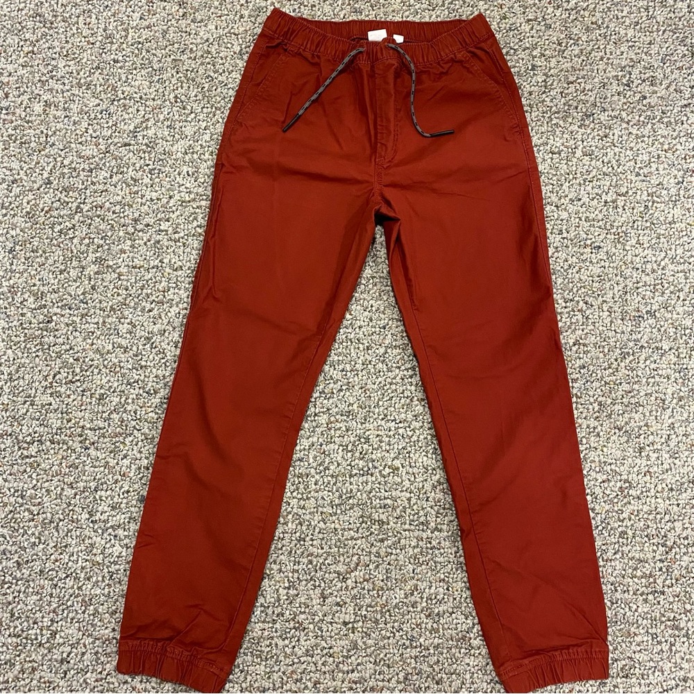 NWOT GAP boys jogger pant red size XXL